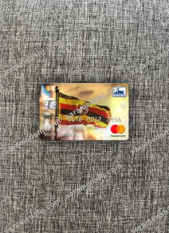 Uganda ABC Bank of Uganda mastercard photolook front